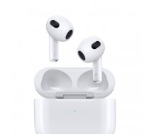 Apple AirPods (3rd generation)  Wireless In-ear Calls/Music Bluetooth White with MagSafe Charging Case ( MME73ZM/A MME73ZM/A 0194252818527 MME73_ELL MME73DN/A MME73RU/A MME73TY/A MME73ZM/A )