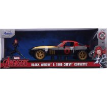 Dickie Marvel Black Widow Chevy 1966 1:24 395231 (4006333070440) ( JOINEDIT23354340 ) Rotaļu auto un modeļi