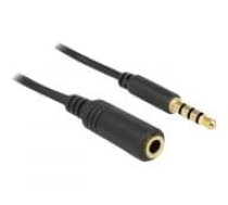 Delock Jack 3.5mm - Jack 3.5mm 1m black (84666) ( 4043619846665 4043619846665 4043619846665 84666 DELOC 84666 ) kabelis video  audio