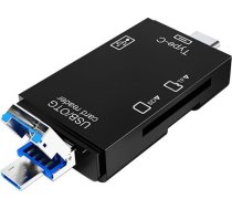VAKOSS CARD READER 6IN1 USB A / MICRO USB / USB C / SD / MICRO SD / USB TC-R425X ( TC R425X TC R425X ) karšu lasītājs