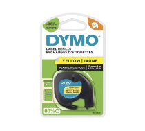 Dymo Letratag Band Plastik yellow 12 mm x 4 m ( S0721620 S0721620 S0721620 )