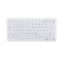 Active Key AK-C4110 Desinfizierbare Tastatur im Notebook-Design (Kabellos wischdesinfizierbar Standard) ( AK C4110F FU1 W/GE ) klaviatūra