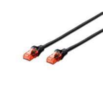 DIGITUS CAT 6 U/UTP Patchkabel - LSZH 0 25m schwarz ( DK 1617 0025/BL ) tīkla kabelis