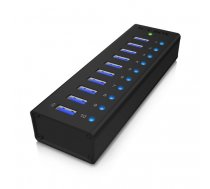 Raidsonic ICY BOX IB-AC6110 10-Port USB 3.0 Hub ( 70419 4250078160441 IB-AC6110 ) USB centrmezgli