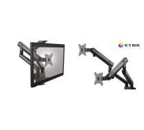 ICY BOX IB-MS314-T  holder (black  2 monitors) 60715 (4250078170495) ( JOINEDIT26054141 )