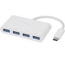 Vivanco USB hub 4 portu USB-C Super Speed (45384) 4008928453843 45384 (4008928453843) ( JOINEDIT26076268 ) datortehnikas aksesuārs