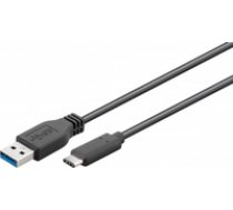 Goobay Sync  Charge Super Speed USB-C to USB A 3.0 charging cable  67999  Round cable   USB-C male   USB 3.0 male (type A)  Black  0.5 m ( 4040849679995 67999 67999 ) USB kabelis