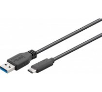 Goobay Sync Charge Super Speed USB-C to USB A 3.0 charging cable 67999 Round cable USB-C male USB 3.0 male (type A) Black 0.5 m ( 4040849679995 ) USB kabelis