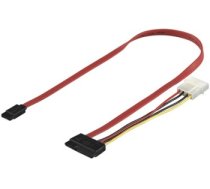 Kabelis SATA/DATA+POWER/:M - SATA:M  ir 1x5.25":M   0.5m CABLE-SATA/2IN1 (4040849681752) ( JOINEDIT26396932 )