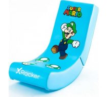 Fotel X Rocker Nintendo Video Luigi niebieski GN1001 (094338200980) ( JOINEDIT26380727 ) datorkrēsls  spēļukrēsls