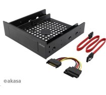 Akasa Einbaurahmen 5 25 Zoll auf 2 5/3 5 Zoll SSD/HDD Adapter ( AK HDA 12 ) Datora korpuss