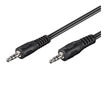 Goobay AUX audio connector cable 50449 3.5 mm male (3-pin stereo) 3.5 mm male (3-pin stereo) ( 4040849504495 ) kabelis video audio