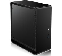 Jonsbo UMX6 Midi-Tower - schwarz ( UMX6 AL Black UMX6 AL BLACK ) Datora korpuss