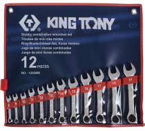 King Tony Zestaw Kluczy Plasko-oczkowych Krotkich 8-19mm Z Grzechotka /12szt. Kt1282mr ( 1282MR 1282MR )