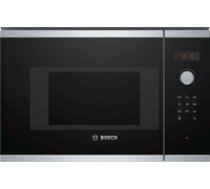 Bosch Microwave Oven BFL523MS0 20 L Retractable Rotary knob Touch Control 800 W Stainless steel/ black Built-in Defrost function ( BFL523MS0 19111379 4242005038855 ) Mikroviļņu krāsns
