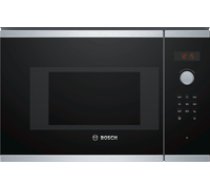 Bosch Microwave Oven BFL523MS0 20 L  Retractable  Rotary knob  Touch Control  800 W  Stainless steel/ black  Built-in  Defrost function ( BFL523MS0 BFL523MS0 BFL523MS0 ) Mikroviļņu krāsns