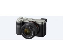 ILCE-7CL Sony Alpha A7C Full-frame Mirrorless Interchangeable Lens Camera with Sony FE 28-60mm F4-5.6 Zoom Lens Silver 4548736121720 ( ILCE7CLS.CEC ) Digitālā kamera