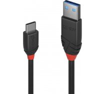 Lindy Black Line - USB-C cable - 24 pin USB-C to USB Type A - 1.5 m ( 4002888369176 36917 4002888369176 LINDY 36917 ) USB kabelis