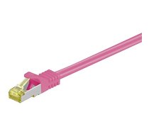 goobay Patch cable SFTP m.Cat7 pink 0 25m - LSZH Magenta ( 91569 ) kabelis vads