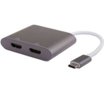 MicroConnect USB-C to HDMI X2 Female splitter Multi-Monitor 5706998538338 ( USB3.1CHDMIX2 )