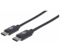 Manhattan USB C Anschlusskabel USB2.0 C-Stecker/C-Stecker 1m ( 353342 353342 353342 ) USB kabelis