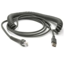 Zebra CABLE - SHIELDED USB: SERIES  A CONNECTOR  15FT. (4.6M)   5704174075097 ( CBA U29 C15ZBR CBA U29 C15ZBR CBA U29 C15ZBR )