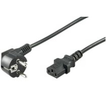 MicroConnect Power Cord CEE 7/7 - C13 10m Angled Schuko  Black  10A 5706998883193 ( PE0104100 PE0104100 PE0104100 )