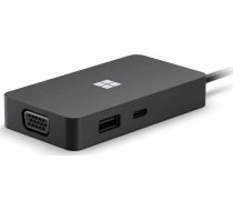 MS USB-C Travel Hub BG/YX/LT/SL Black ( SWV 00016 SWV 00016 ) aksesuārs portatīvajiem datoriem