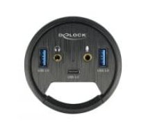 DELOCK USB-HUB 3Port 1x Typ-C / 2x Typ-A + HD-Audio Ports ( 62794 62794 62794 ) USB centrmezgli