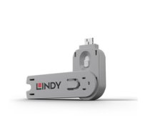 Lindy Port Blocker Key USB Type A  White 40624  White 4002888406246 ( 40624 40624 40624 )