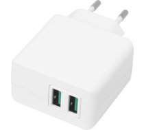 eSTUFF Home Charger EU 24W 2 x USB-A Input: 230V EU  5706998249654 ( ES635005 ES635005 ES635005 )