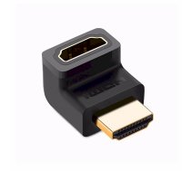Ugreen 20110 Hdmi 2.0 Spraudnis uz HDMI Ligzda Augspuse 90 gr lenki (Type A) adapteris ar 4K Atbalstu 6957303821105 ( 6957303821105 20110 ) kabelis video audio