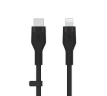 Belkin Flex Lightning/USB-C 15W 3m  mfi  15W  black CAA009bt3MBK ( CAA009BT3MBK CAA009BT3MBK CAA009bt3MBK ) kabelis  vads