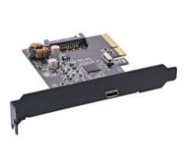 InLine Schnittstellenkarte  PCIe x4  USB 3.2 Gen.2x2  1x USB Typ-C ( 76660F 76660F 76660F )