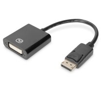 DIGITUS - video adapter - DisplayPort to DVI-I - 15 cm ( DB 340414 001 S DB 340414 001 S DB 340414 001 S ) adapteris