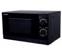 Sharp Home Appliances R-200BKW microwave Countertop 20 L 800 W Black ( R 200BKW R 200BKW R 200BKW ) Mikroviļņu krāsns