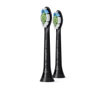 Philips Sonicare W2 Optimal White  standarta zobu birstes uzgalis (2 gab)  melns HX6062/13 ( HX6062/13 HX6062/13 HX6062/13 ) mutes higiēnai