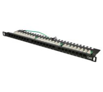 EXTRALINK 24port CAT6 UTP Patch panel ( EX.9663 EX.9663 EX.9663 ) datortīklu aksesuārs