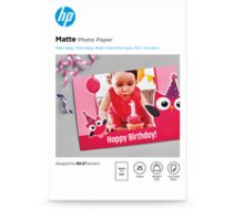 HP Matte FSC Photo Paper 4x6 25 sheets ( 7HF70A 7HF70A 7HF70A ) foto papīrs