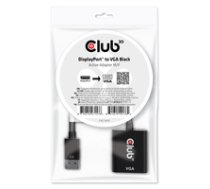 CLUB3D DisplayPort Trademark  to VGA Black Active Adapter M/F ( CAC 2013 CAC 2013 CAC 2013 ) adapteris