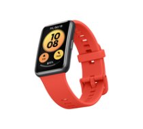 Huawei Watch Fit new - Schwarz - intelligente Uhr mit Riemen - Silikon - Pomelo Red - Handgelenkgröße: 130-210 mm - Anzeige 4.2 cm (1.64) - ( 55027340 55027340 55027340 ) Viedais pulkstenis  smartwatch