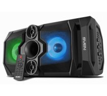 Speaker SVEN PS-655 black (50W TWS Bluetooth FM USB microSD LED-display RC 2x4400mA*h); SV-020163 ( 6438162020163 AKGSVNGLO0005 PS-655 SV-020163 ) pārnēsājamais skaļrunis