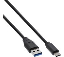InLine - USB-Kabel - USB Typ A (M) bis USB-C (M) - USB 3 1 Gen 2 - 3 A - 2 0m - Schwarz (35712) 4043718249756 ( 35712 Inline_ 35712 ) USB kabelis