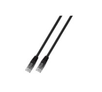 EFB RJ45 Patchkabel U/UTP Cat.6 PVC CCA 2m schwarz ( K8100SW.2 ) tīkla kabelis