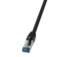 LogiLink Patchkabel CAT6A S/FTP AWG27f. Industrie black 7 5m ( CQ6085S CQ6085S CQ6085S ) tīkla kabelis