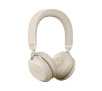Jabra Evolve2 75 MS Stereo Headset On-Ear beige(Bluetooth  kabellos  ANC  USB) ( 27599 999 998 27599 999 998 27599 999 998 )