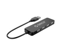 ORICO HUB USB 4X USB-A 2.0  BLACK ( FL01 BK BP FL01 BK BP ) USB centrmezgli