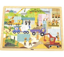 Viga Viga 44585 Puzzle na podkladce 48 elementow - poznajemy maszyny budowlane 3999 (6971608445859) ( JOINEDIT27954136 ) puzle puzzle