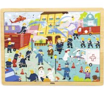 Viga 44581 Puzzle na podkladce 48 elementow - poznajemy prace strazaka 3995 (6971608445811) ( JOINEDIT27954131 ) puzle puzzle