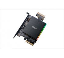Akasa Dual M.2 PCI-E RGB LED Adapter Karte ( AK PCCM2P 04 ZUUS-371 ) Datora korpuss